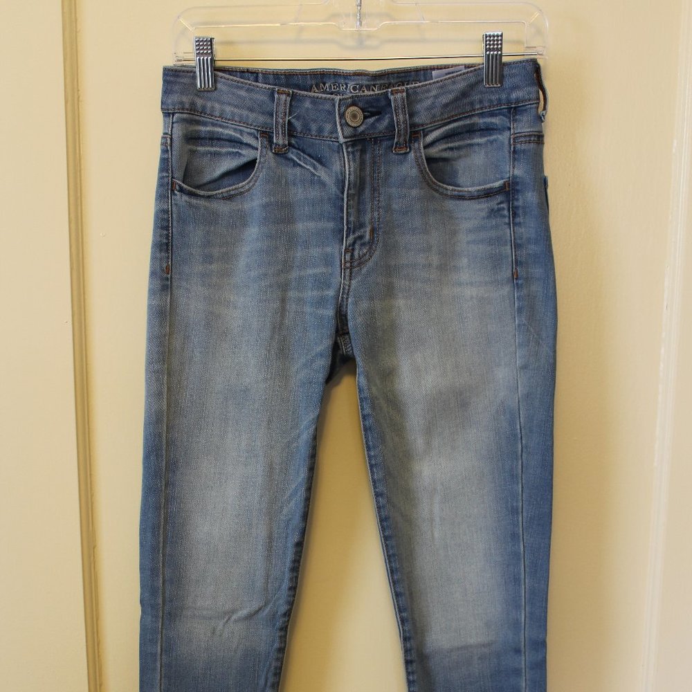 Blue Super Stretch Jeggings